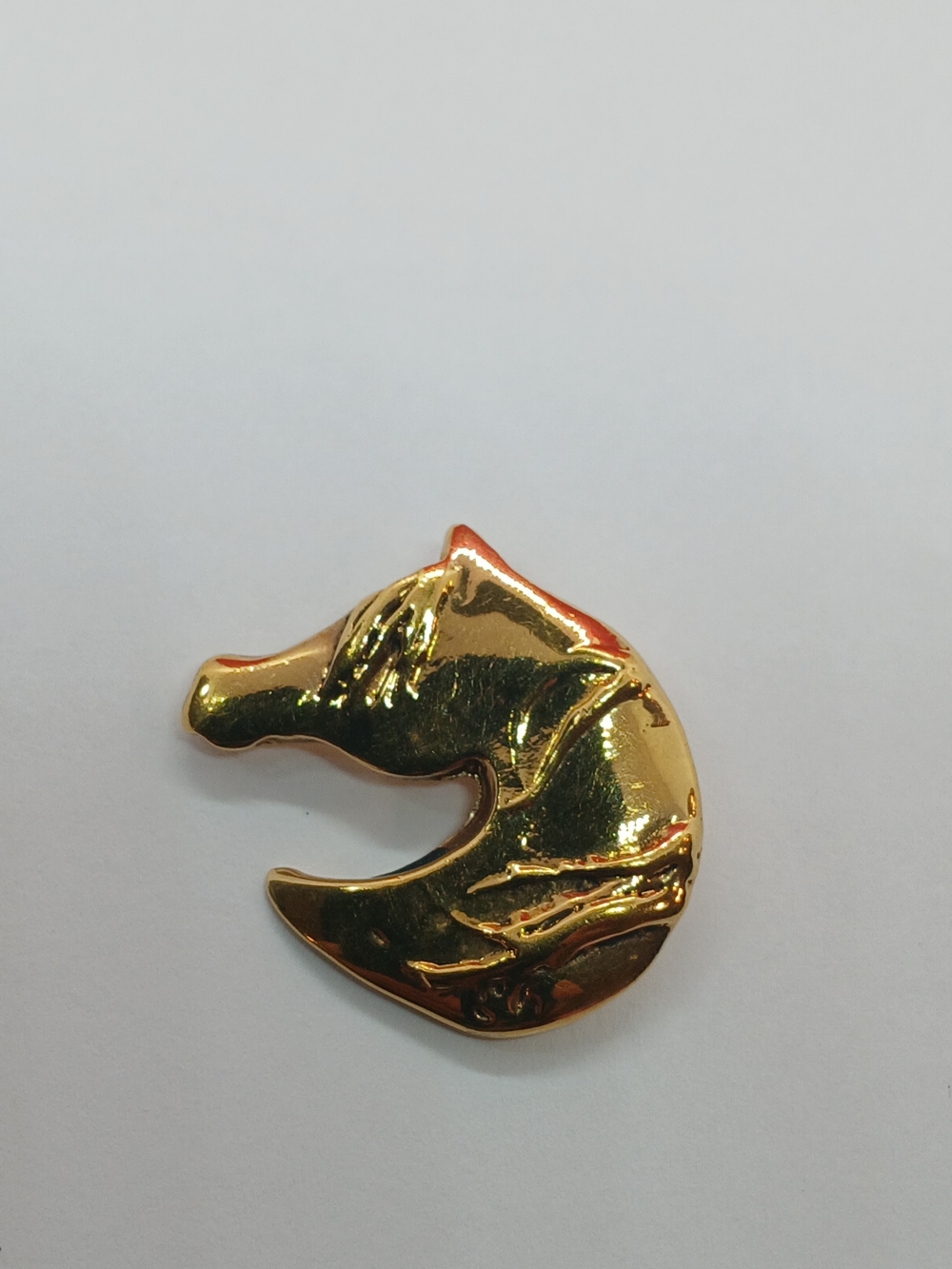 Vintage Horse Head Pendant Signed by Sue Bradley